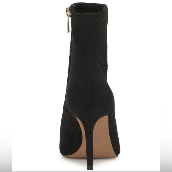 Jessica Simpson black Semaja Faux Suede Pointed Toe Booties 7.5 - Picture 3 of 14